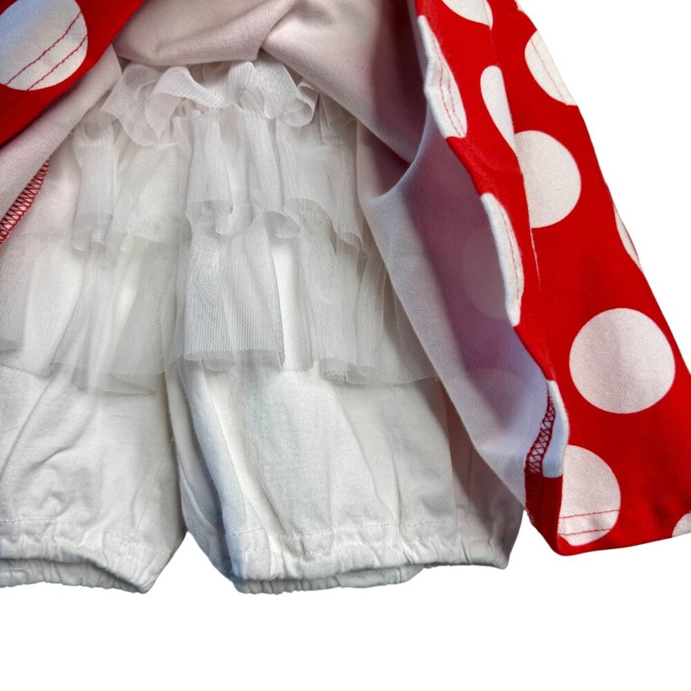 DISNEY PARKS Tokyo Minnie Skort Ruffle Bloomers 4-5 110 Red Polka Dot Unique HTF